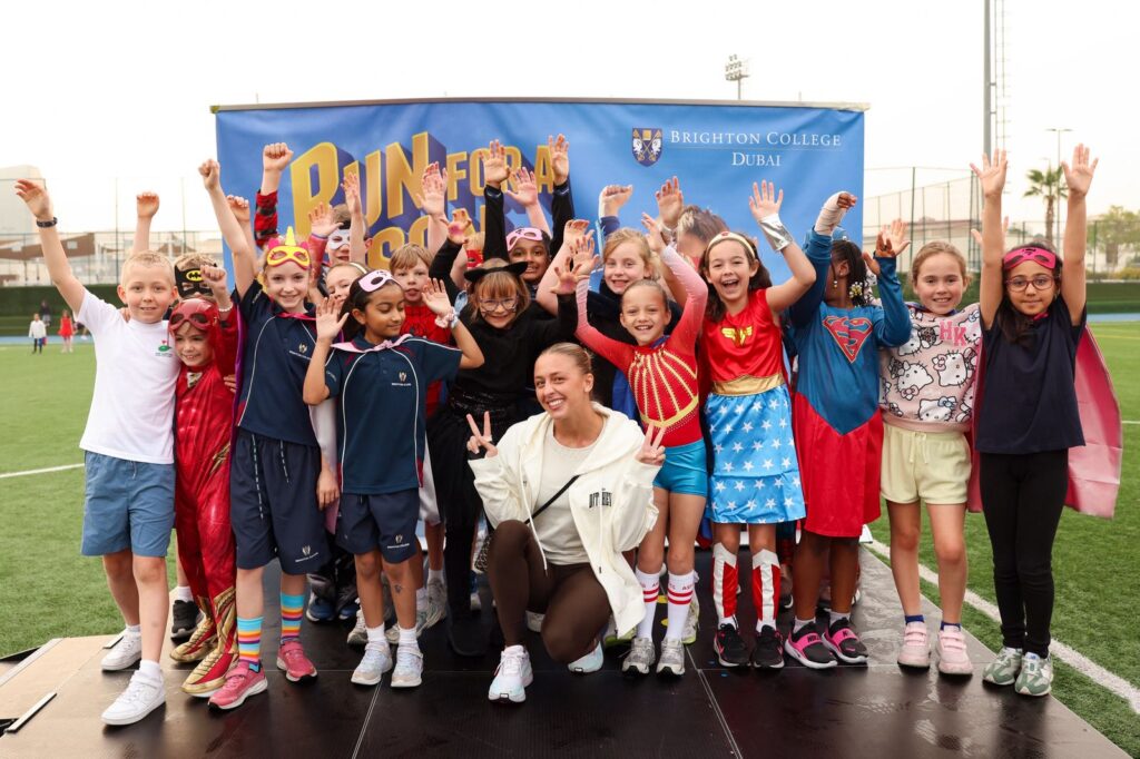 MMA world champion Dakota Ditcheva visited Brighton College Dubai to discuss resilience, discipline and positive choices, while opening the school’s annual Run for A Reason charity event.