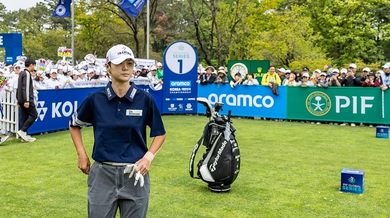Sung Hyun Park at the Aramco Korea Championship