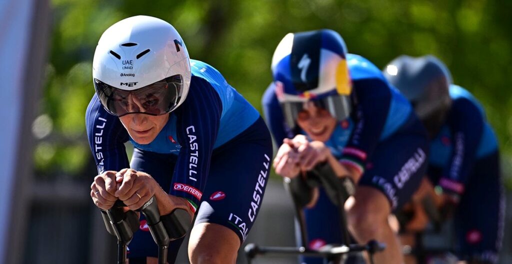 Elisa Longo Borghini wins Mixed Relay world title with Italy